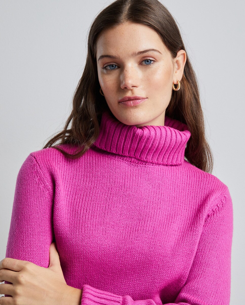 Pull basic et col roulé