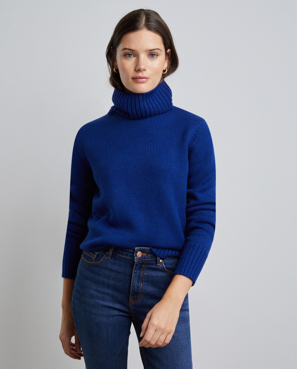 Pull basic et col roulé