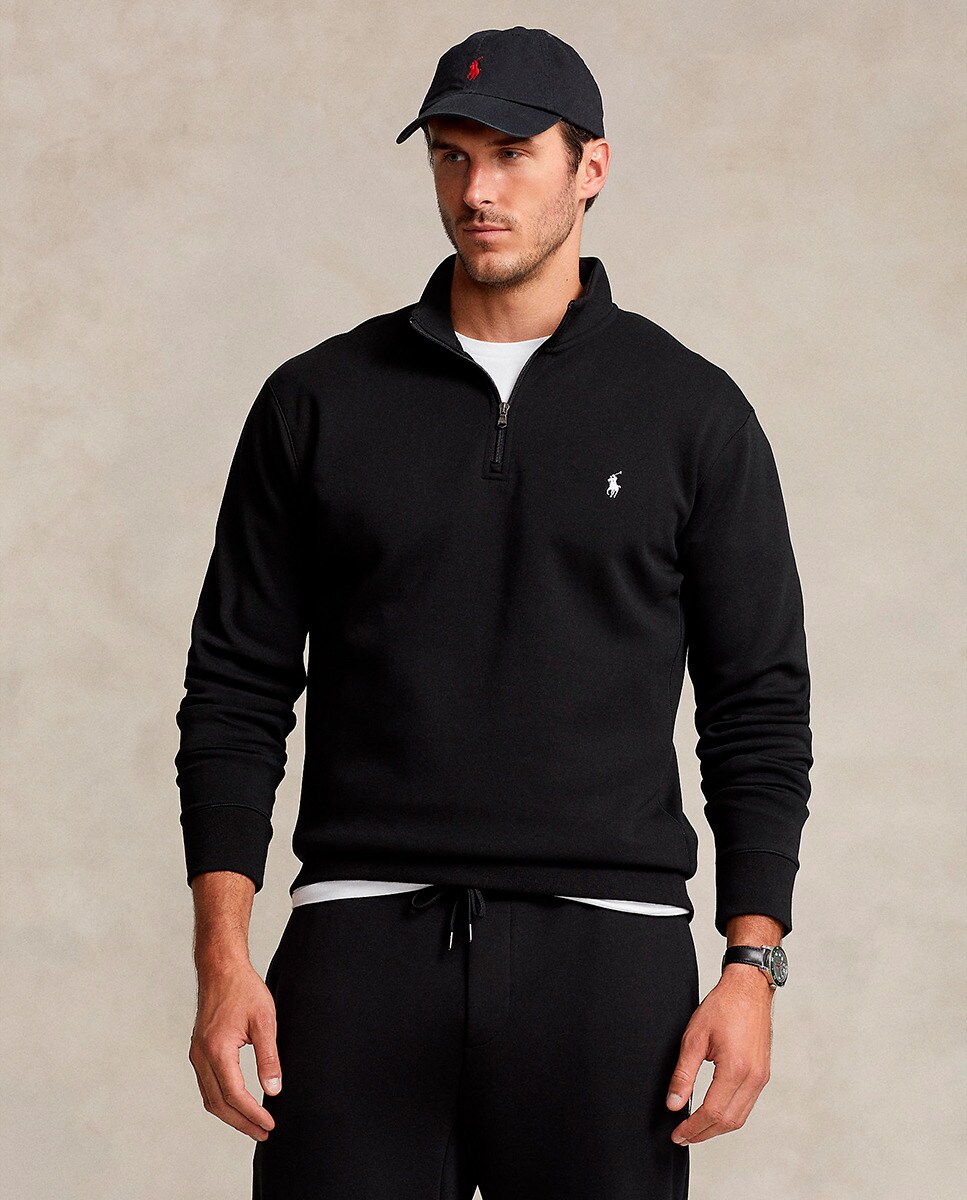 Sweat à col montant avec boutons