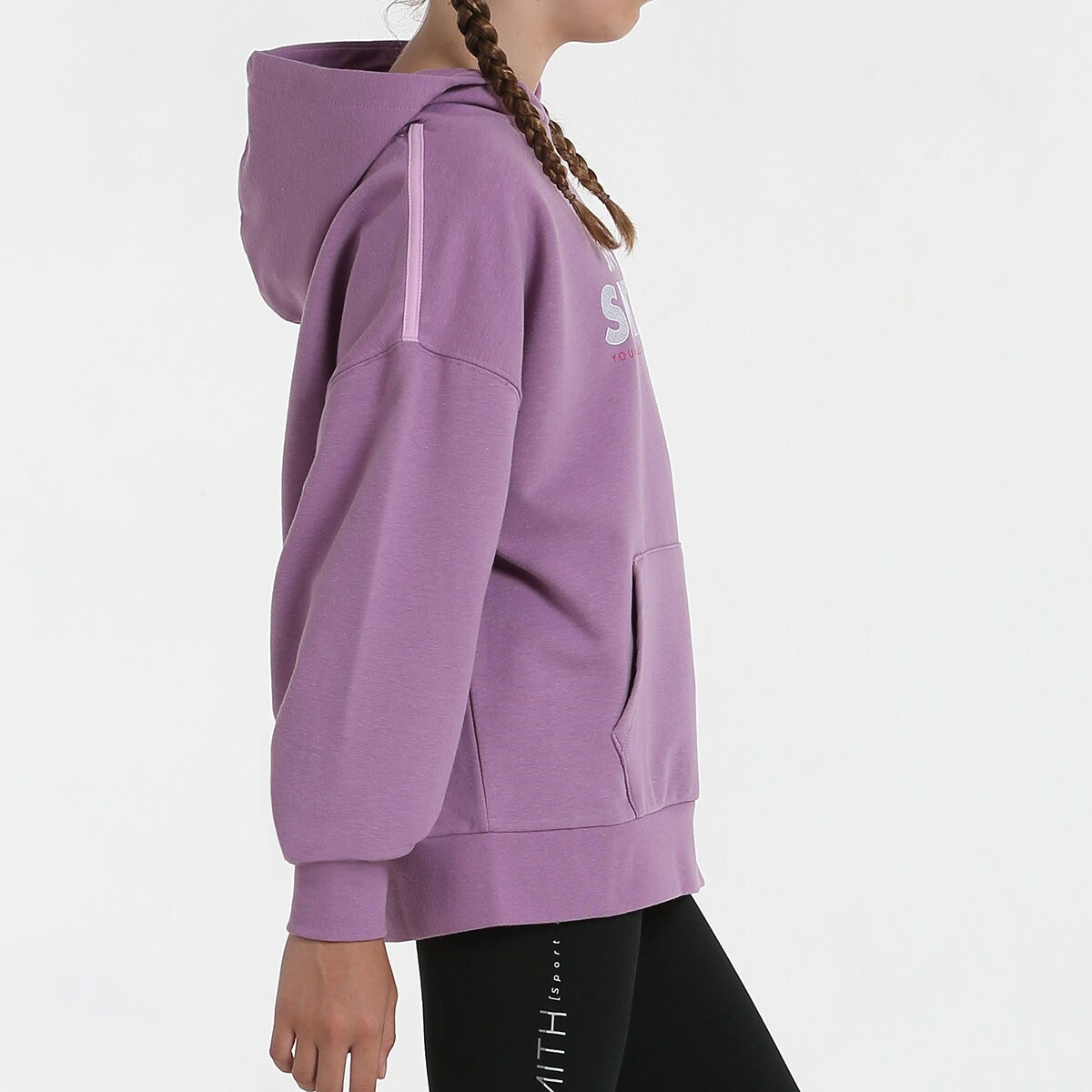 Sweatshirt de Menina Bofas Lavanda-3