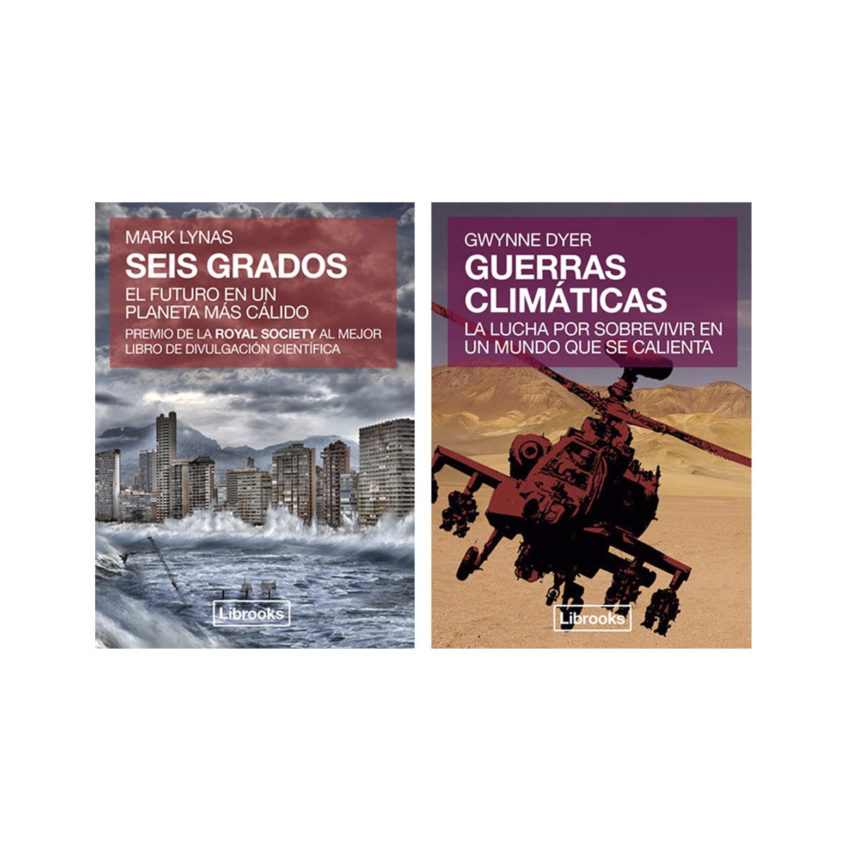 Pack cambio climático: Seis grados + Guerras climáticas (Capa mole com abas) 1