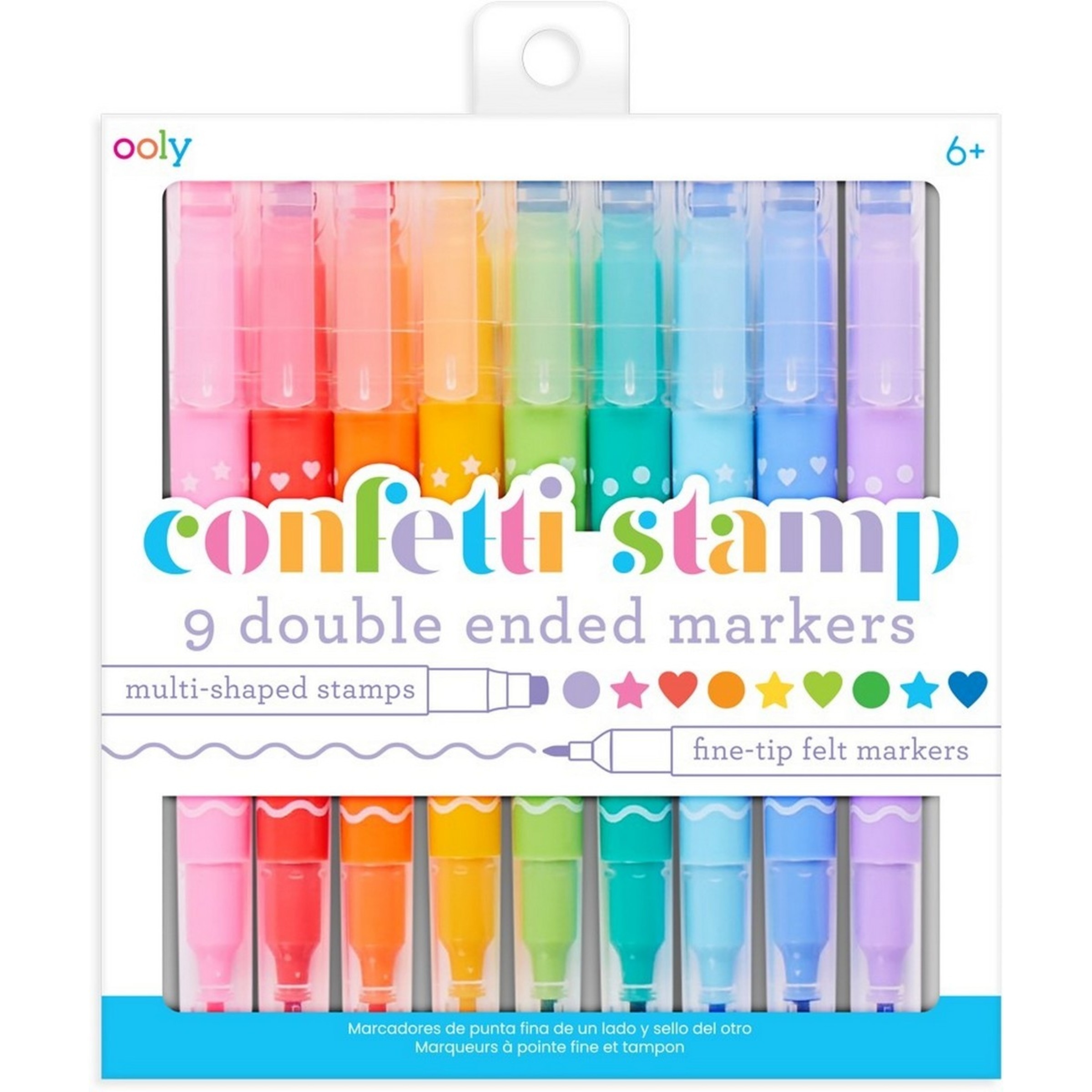 Marcadores Biselados Confetti Stamp 1