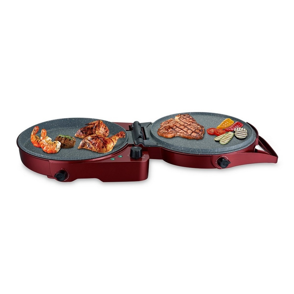 Máquina de Pizzas Sogo PIZ-SS-10125 de 1800 W - Vermelho Vermelho-3