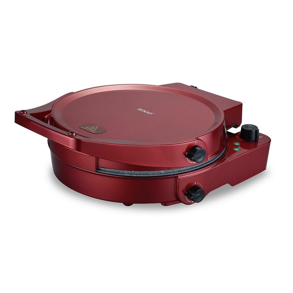 Máquina de Pizzas Sogo PIZ-SS-10125 de 1800 W - Vermelho Vermelho-1