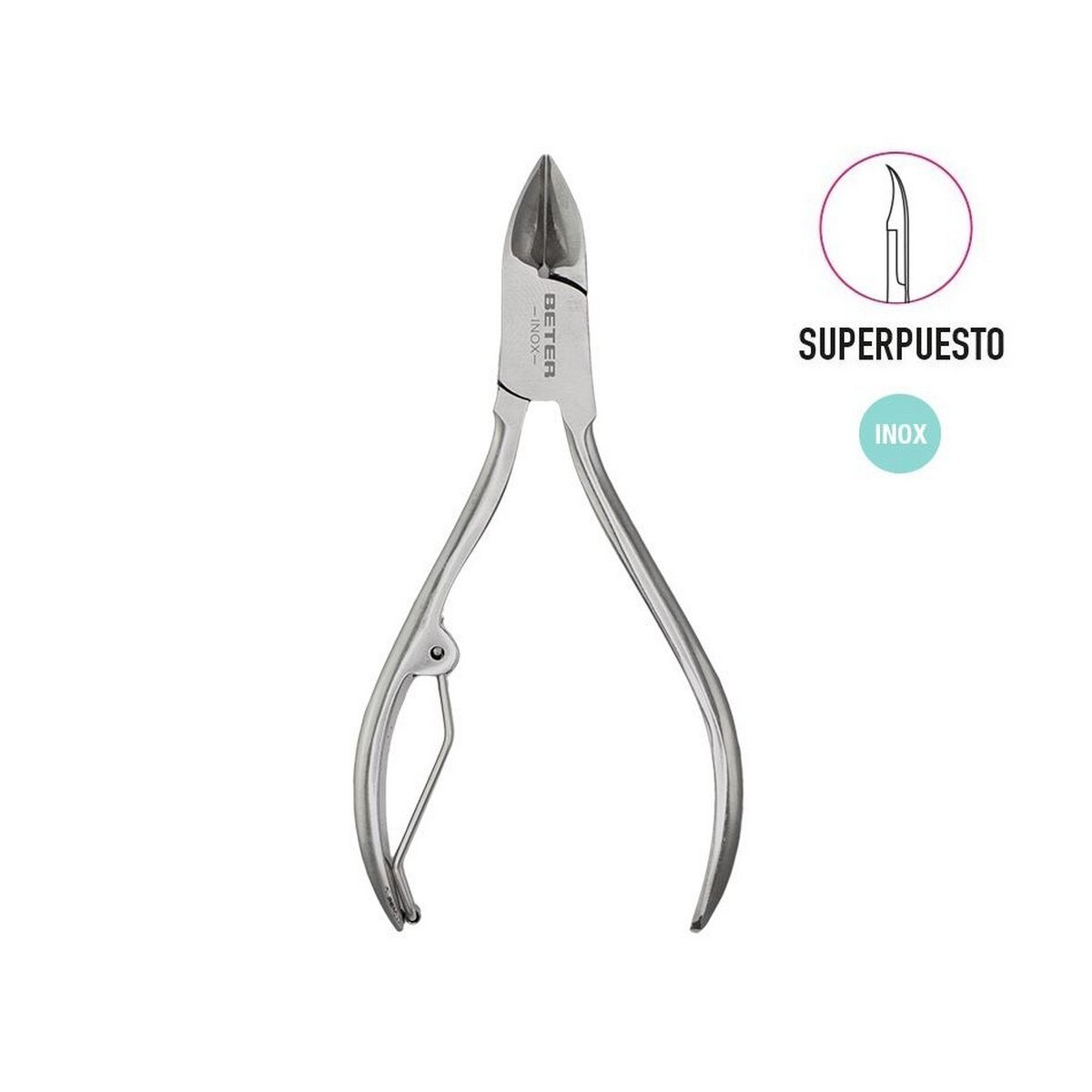 Alicate de Manicure Sobreposto Inoxidável - 1 un. 1