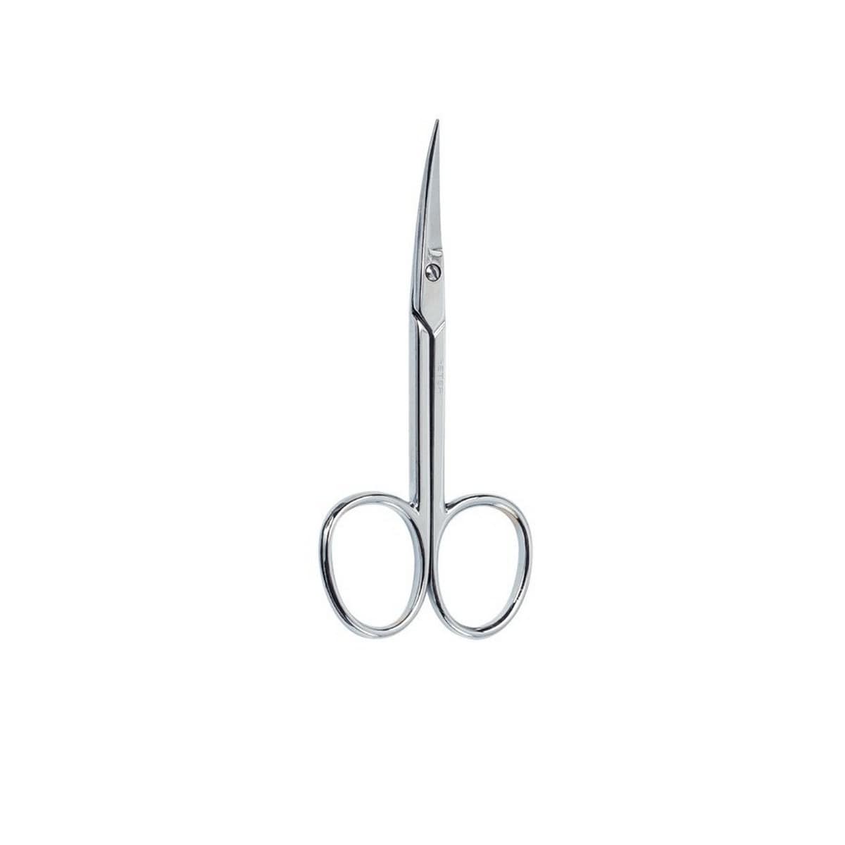 Tesoura Manicure Peles Curva Cromado - 1 un: 1