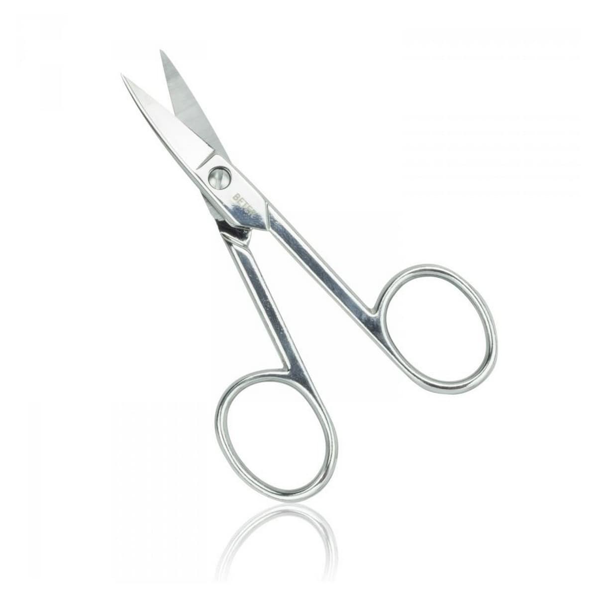 Tesoura Manicure de Unhas Curva Cromada - 1 un. 3