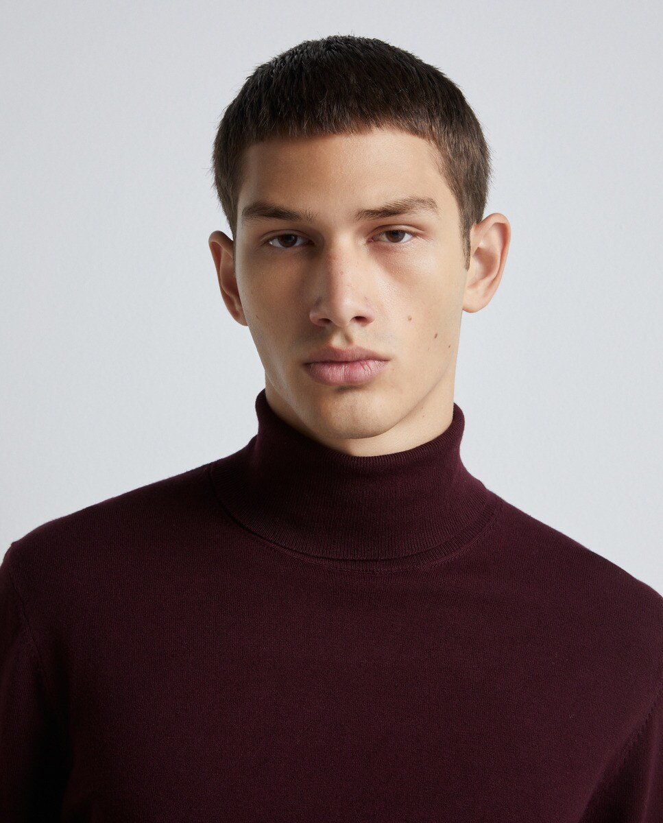 Pull à col roulé
