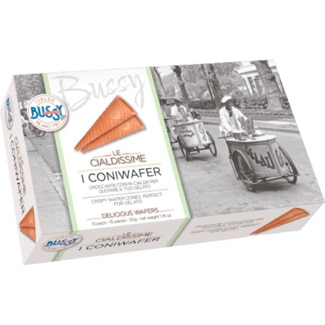 Wafer para Gelado Cones 15 unidades embalagem 50 g - Bussy