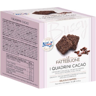 Bolachas Wafer com Cacau embalagem 180 g - Bussy