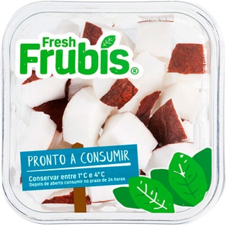 Coco Fresco Cortado embalagem 100 g - Frubis