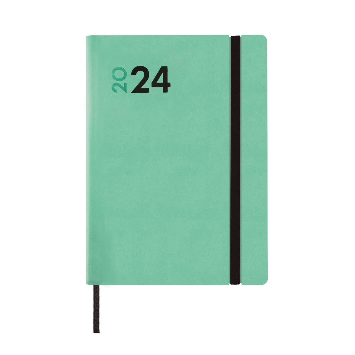 Imagen 0 de Agenda encuadernada año 2024 Dynamic Mara Y4 - 120x170 semana vista vertical Finocam turquesa catalán multilingüe