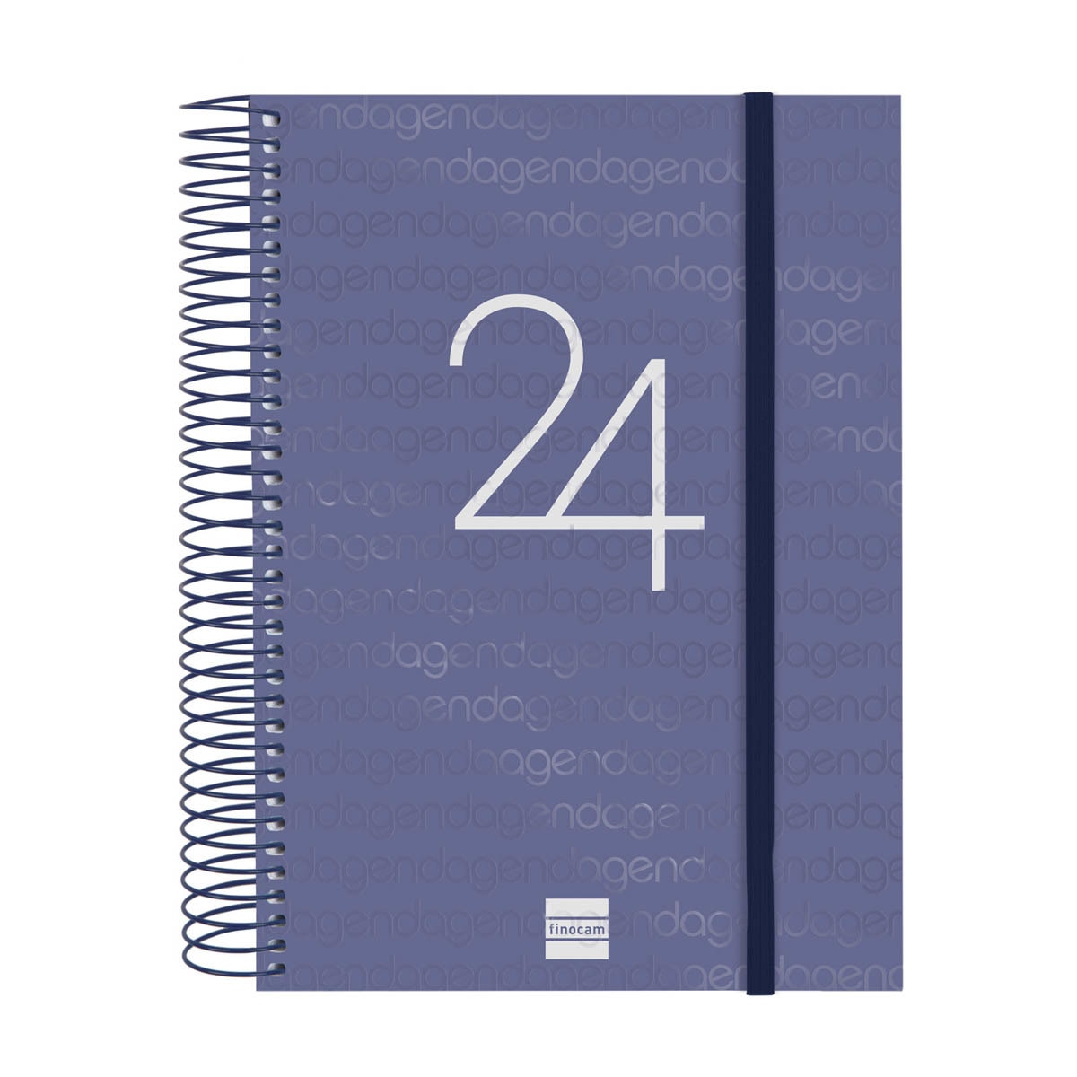 Imagen 0 de Agenda año 2024 Espiral Year E10 - 155x212 1 día página Finocam azul
