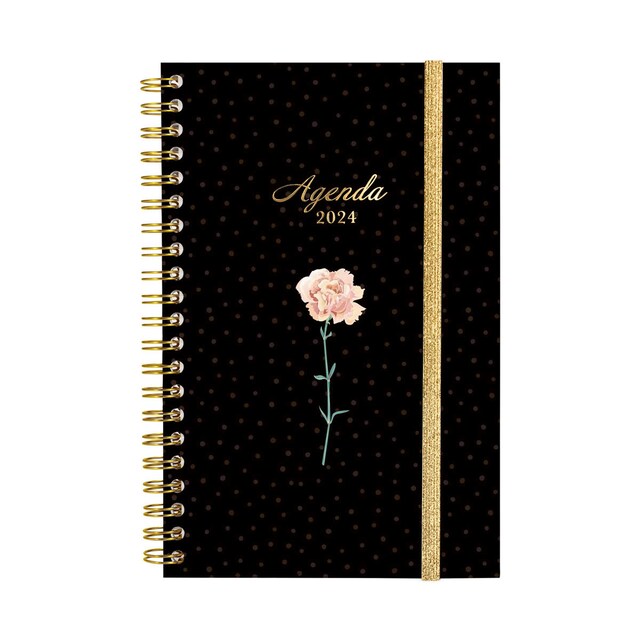 Imagen 0 de Agenda año 2024 Espiral You E5 - 117x181 semana vista horizontal Flower Finocam multicolor catalán multilingüe