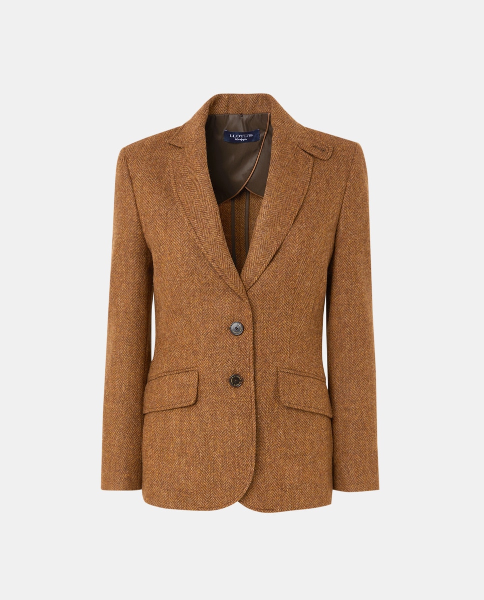 Blazer cintré à carreaux