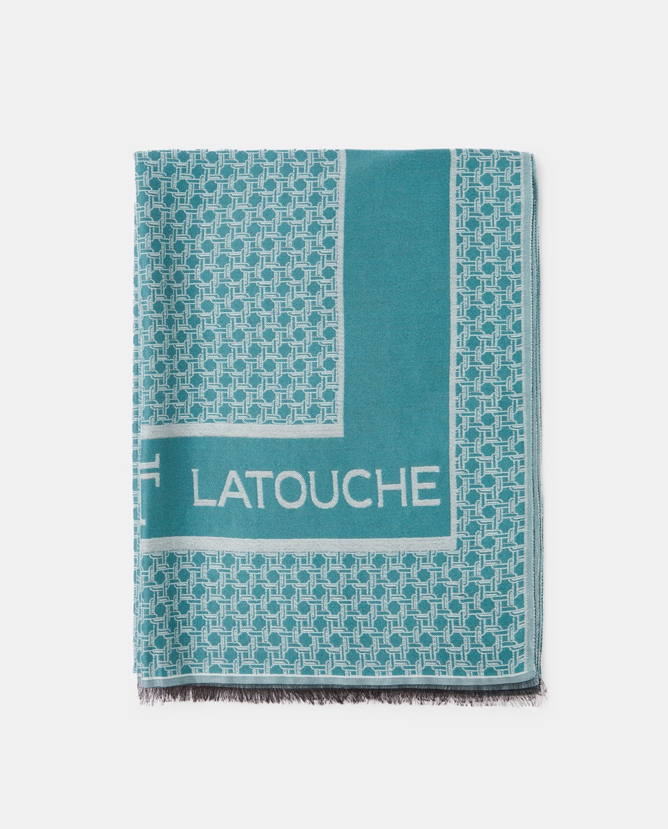 Foulard foncé avec logo