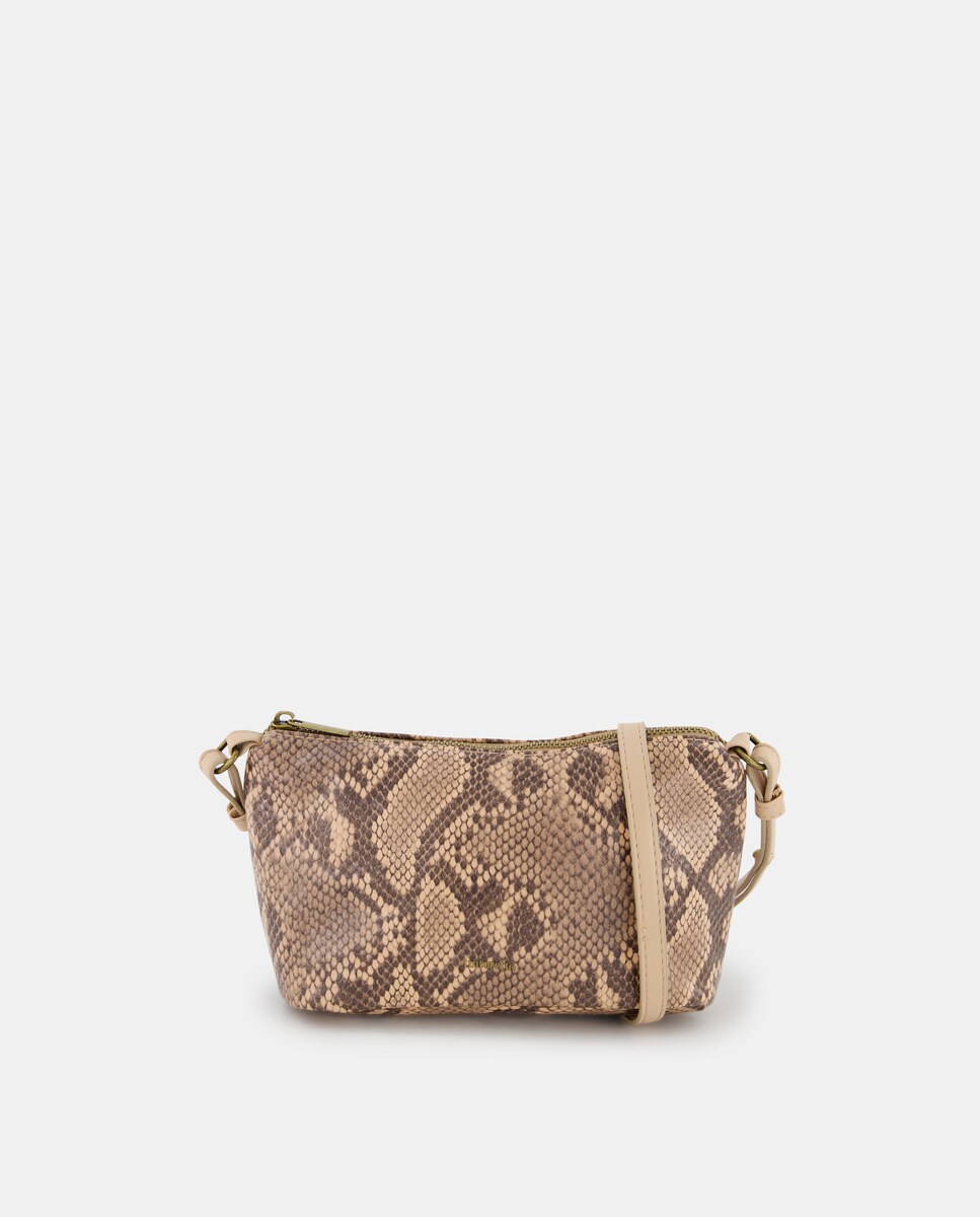 Petit sac à bandoulière avec animal print