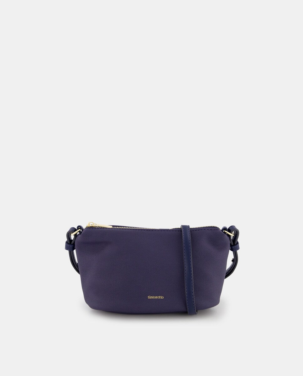 Petit sac à bandoulière uni avec logo