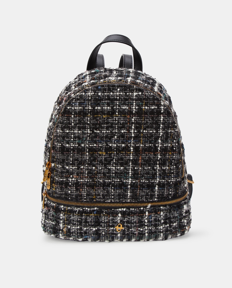 Sac à dos zippé en tissu