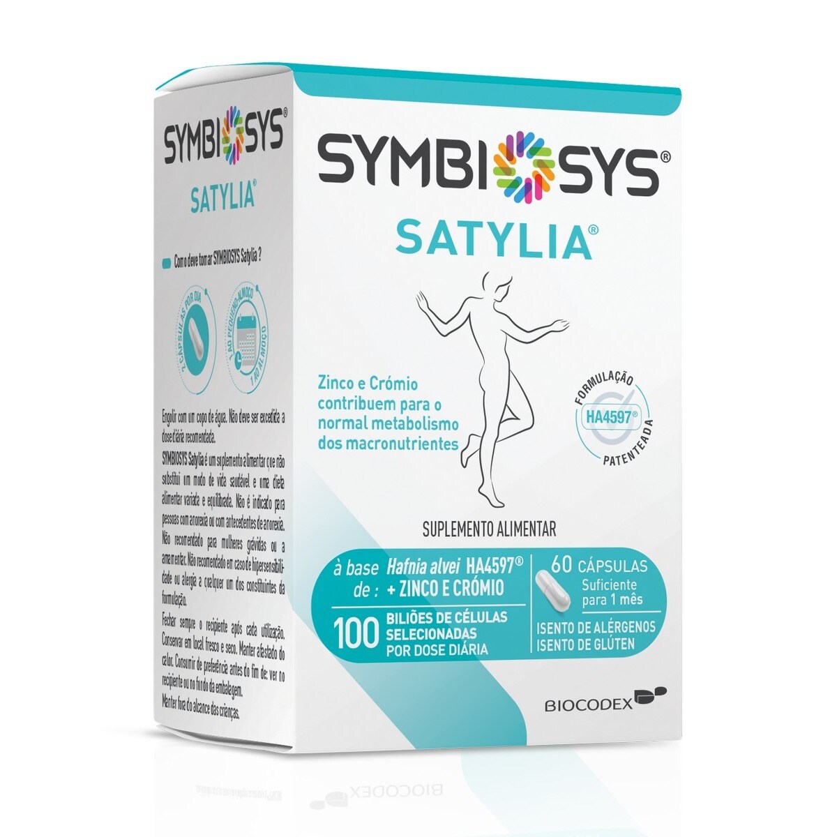 Suplemento Alimentar SYMBIOSYS Satylia - 60 Cápsulas 3
