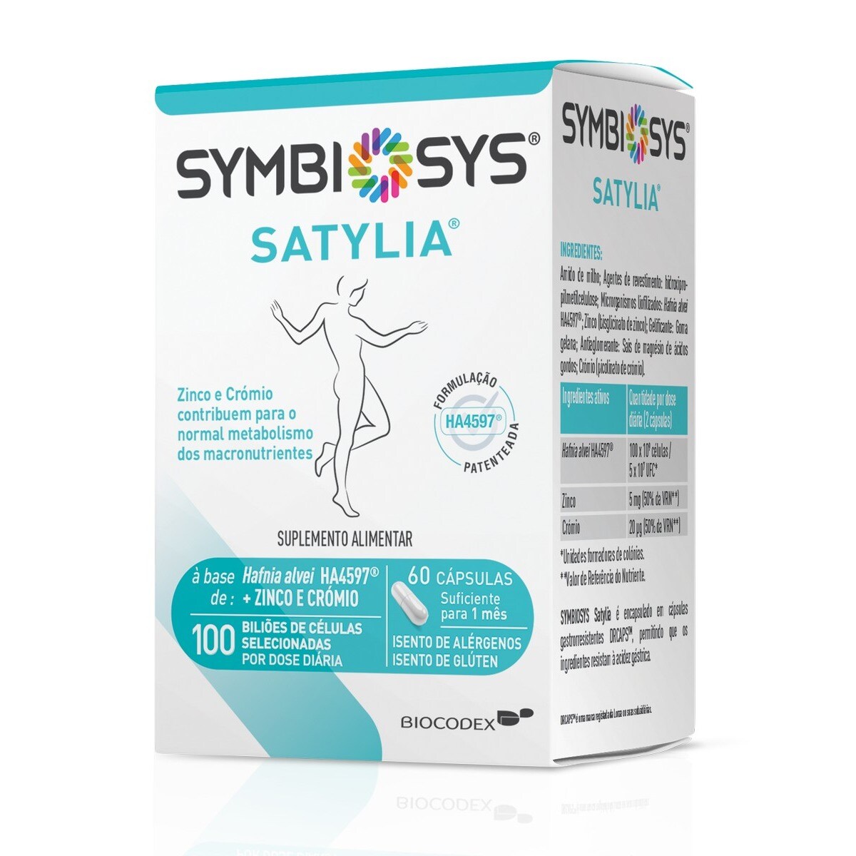 Suplemento Alimentar SYMBIOSYS Satylia - 60 Cápsulas 2