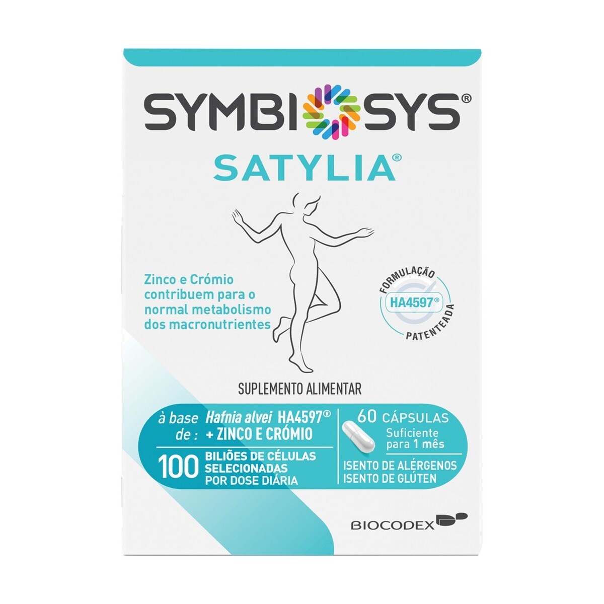 Suplemento Alimentar SYMBIOSYS Satylia - 60 Cápsulas 1