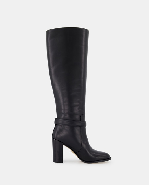 Imagen 0 de Botas Hamilton de mujer en piel con detalle de cadena y tacón bloque