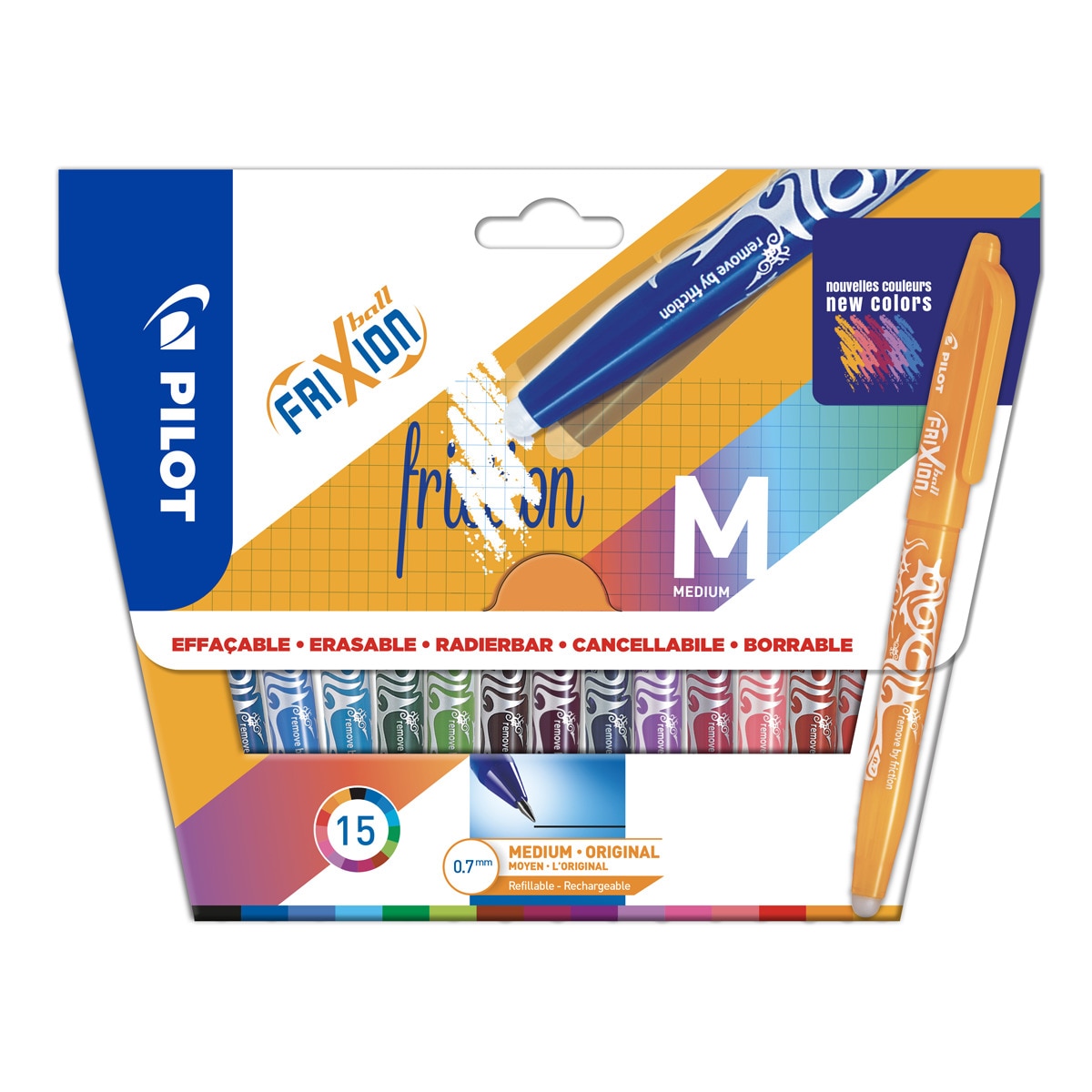 Imagen 0 de Set de 15 unidades Frixion Ball Pilot multicolor