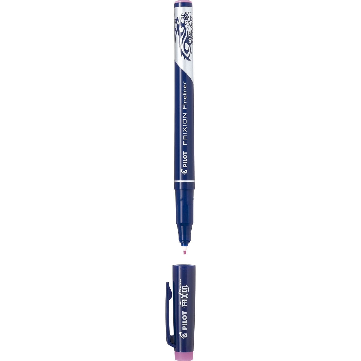 Bolígrafo de tinta de fibra borrable por fricción Frixion Fineliner Pilot rosa Rosa-2