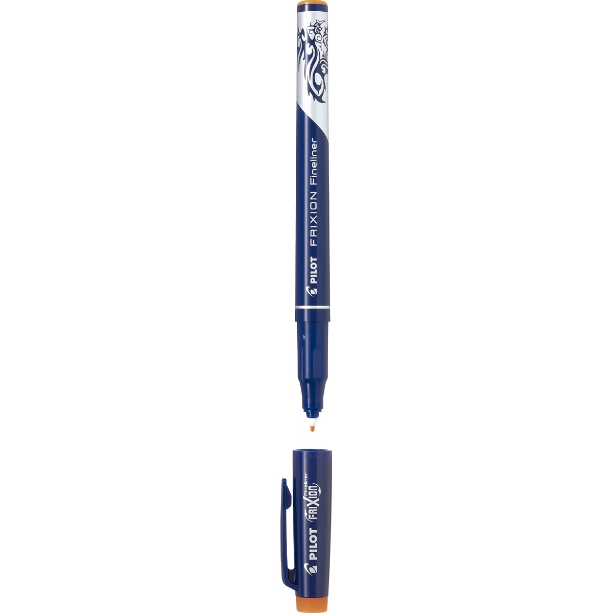 Bolígrafo de tinta de fibra borrable por fricción Frixion Fineliner Pilot naranja Naranja-2