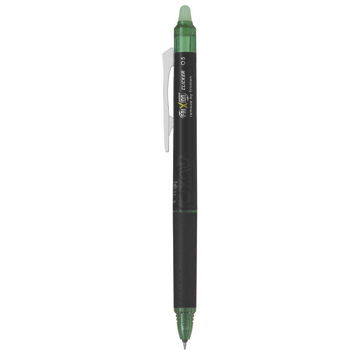 Imagen 0 de Bolígrafo retráctil de punta Synergy Point de tinta borrable por fricción Frixion Point Clicker Pilot verde