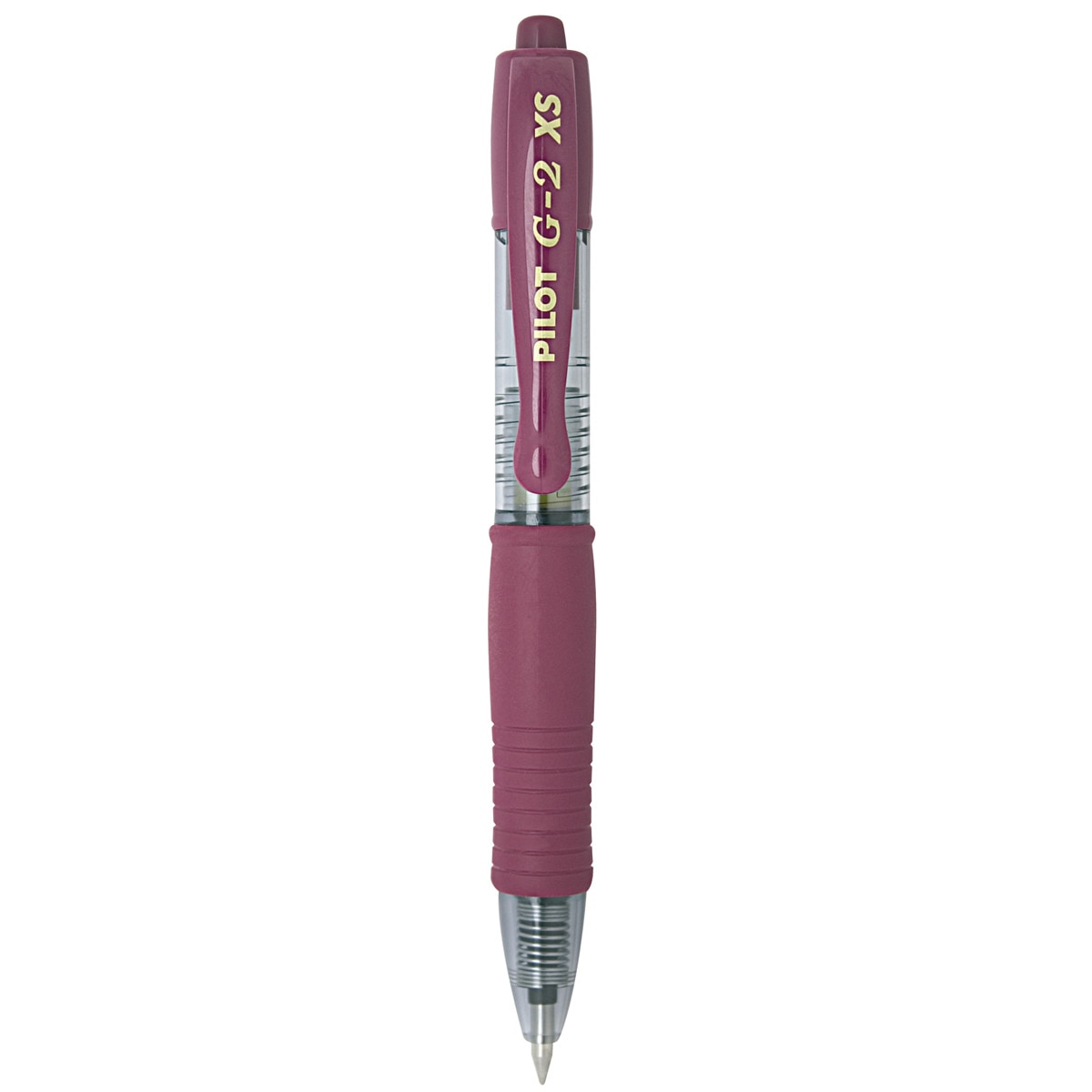 Imagen 0 de Bolígrafo retráctil y tamaño reducido con tinta de gel G-2 Pixie Pilot burdeos