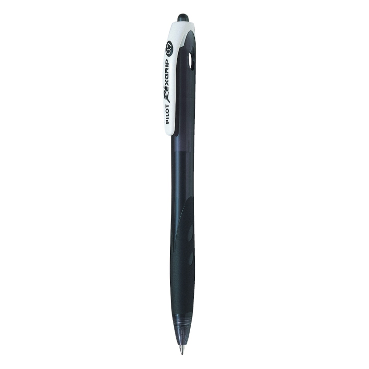 Caneta Esferográfica Retráctil. REX GRIP - Preto Preto-1