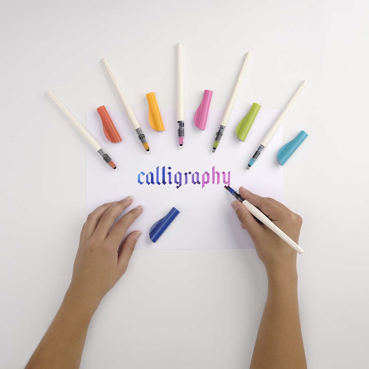 Pluma Caligráfica con plumín metálico Parallel Pen Pilot multicolor Multicolor-5