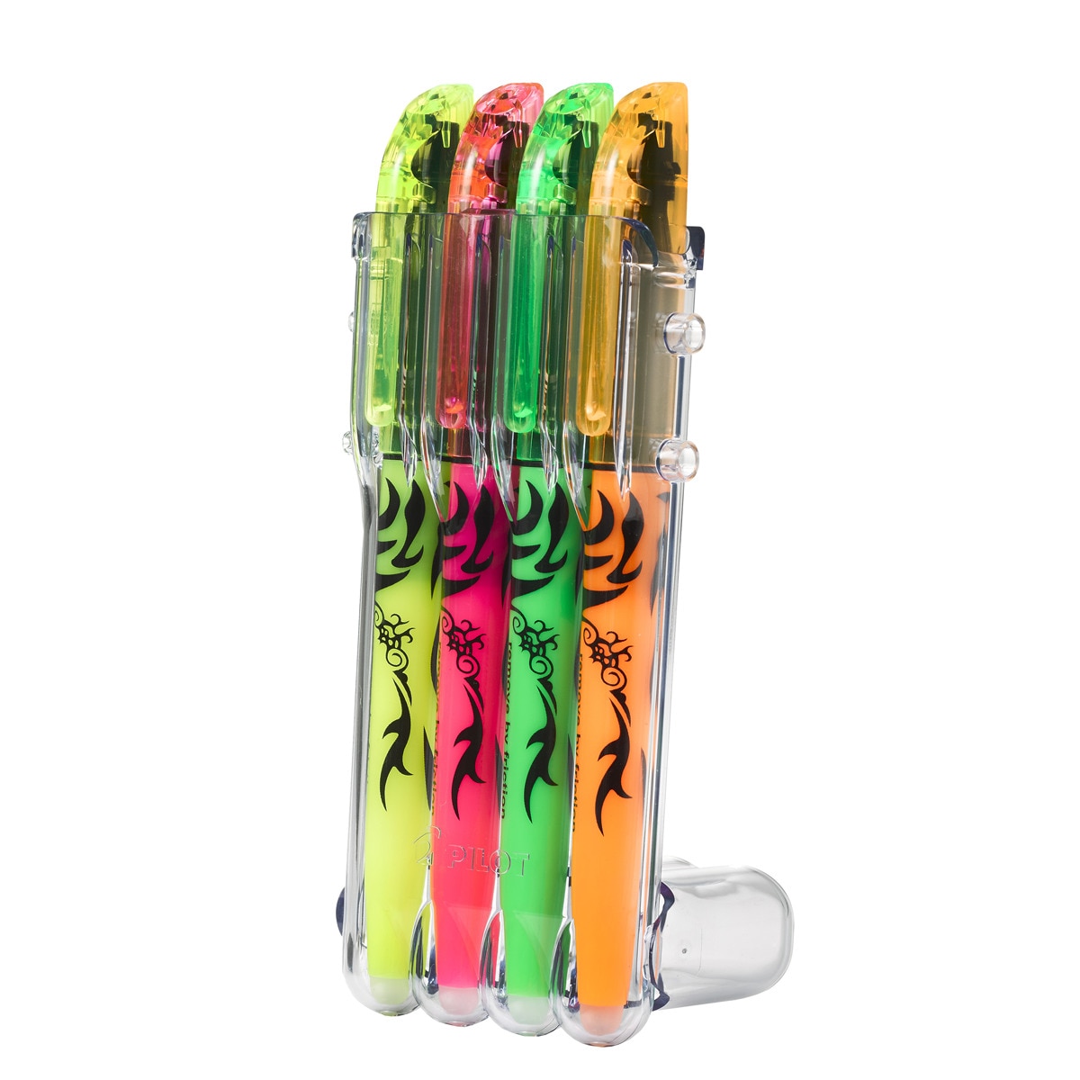 Set de 4 fluorescentes de tinta borrable por fricción Frixion Light Pilot multicolor Multicolor-2