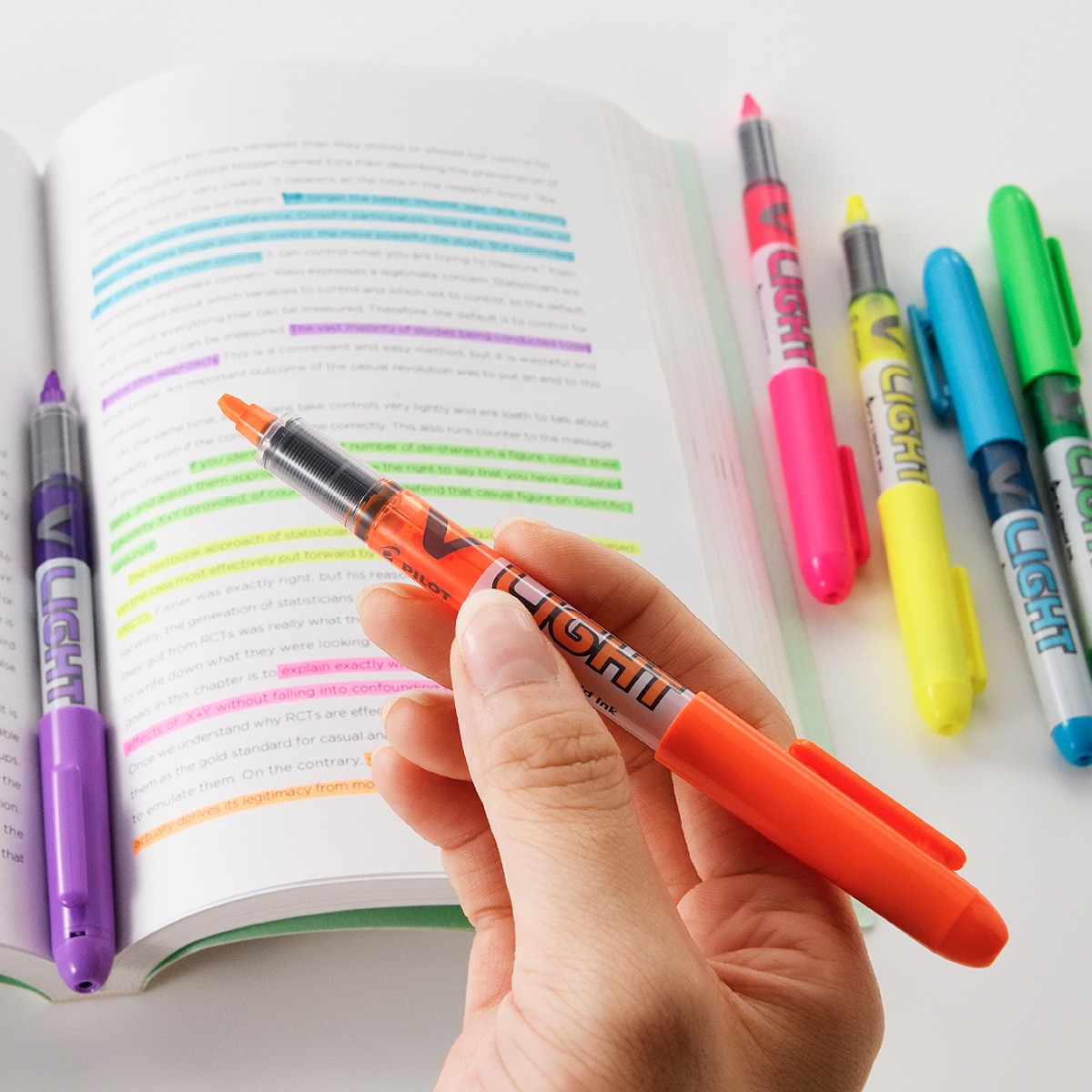 Fluorescente de tinta líquida V-LL Pilot naranja Naranja-2