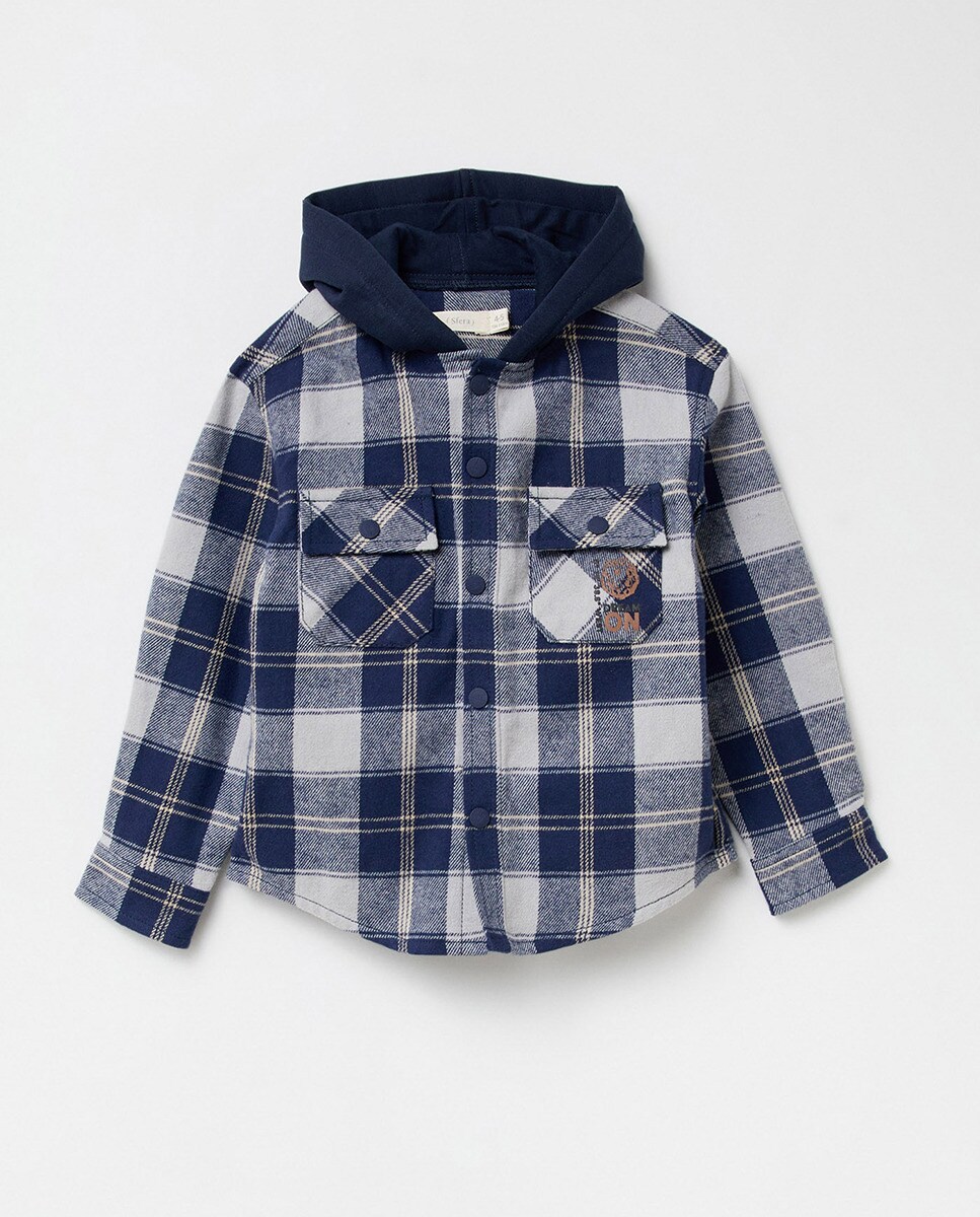 Surchemise doublée à carreaux