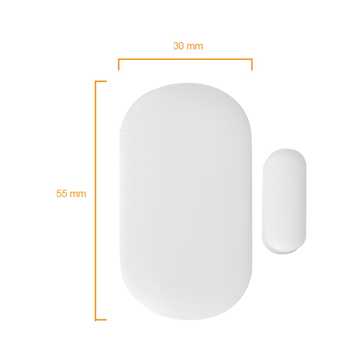 Contacto magnético para puerta o ventana Nivian NVS-D3D-U1 Blanco-2