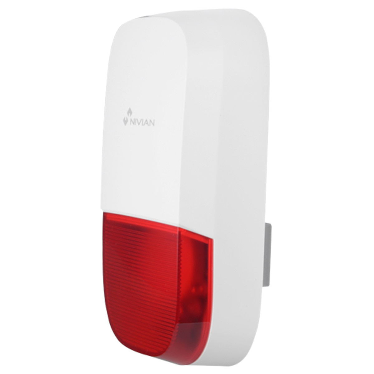 Sirena de exterior con alerta lumínica Nivian NVS-S7B Blanco / Rojo-2