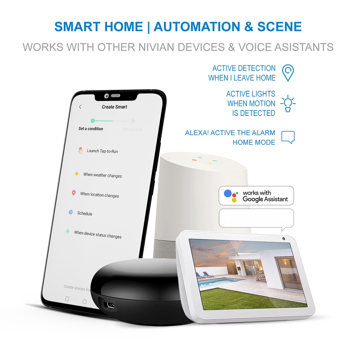 Mando a distancia universal Wi-Fi Nivian NVS-SMARTIR-W2 Negro-6
