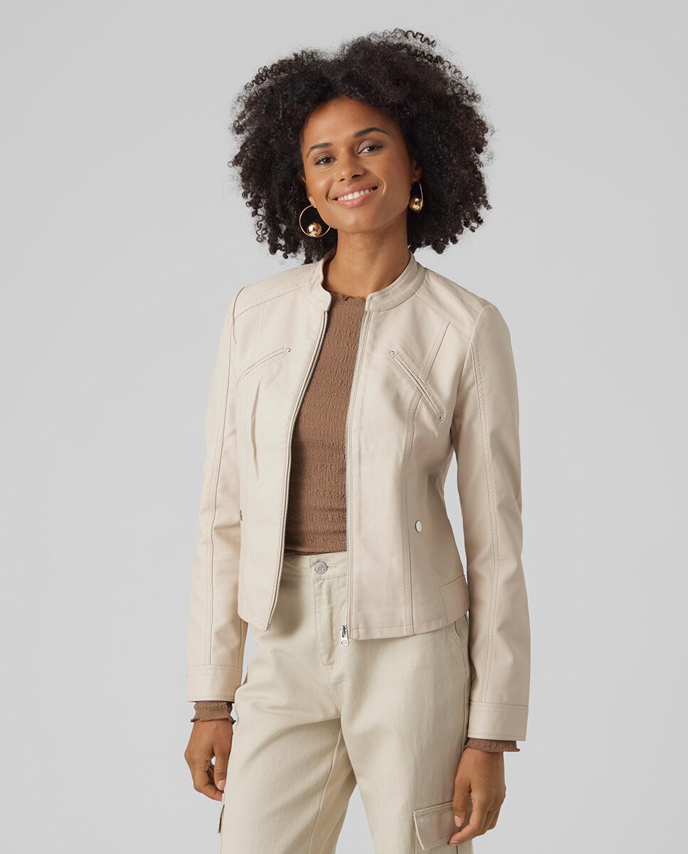 Blouson à col cheminée