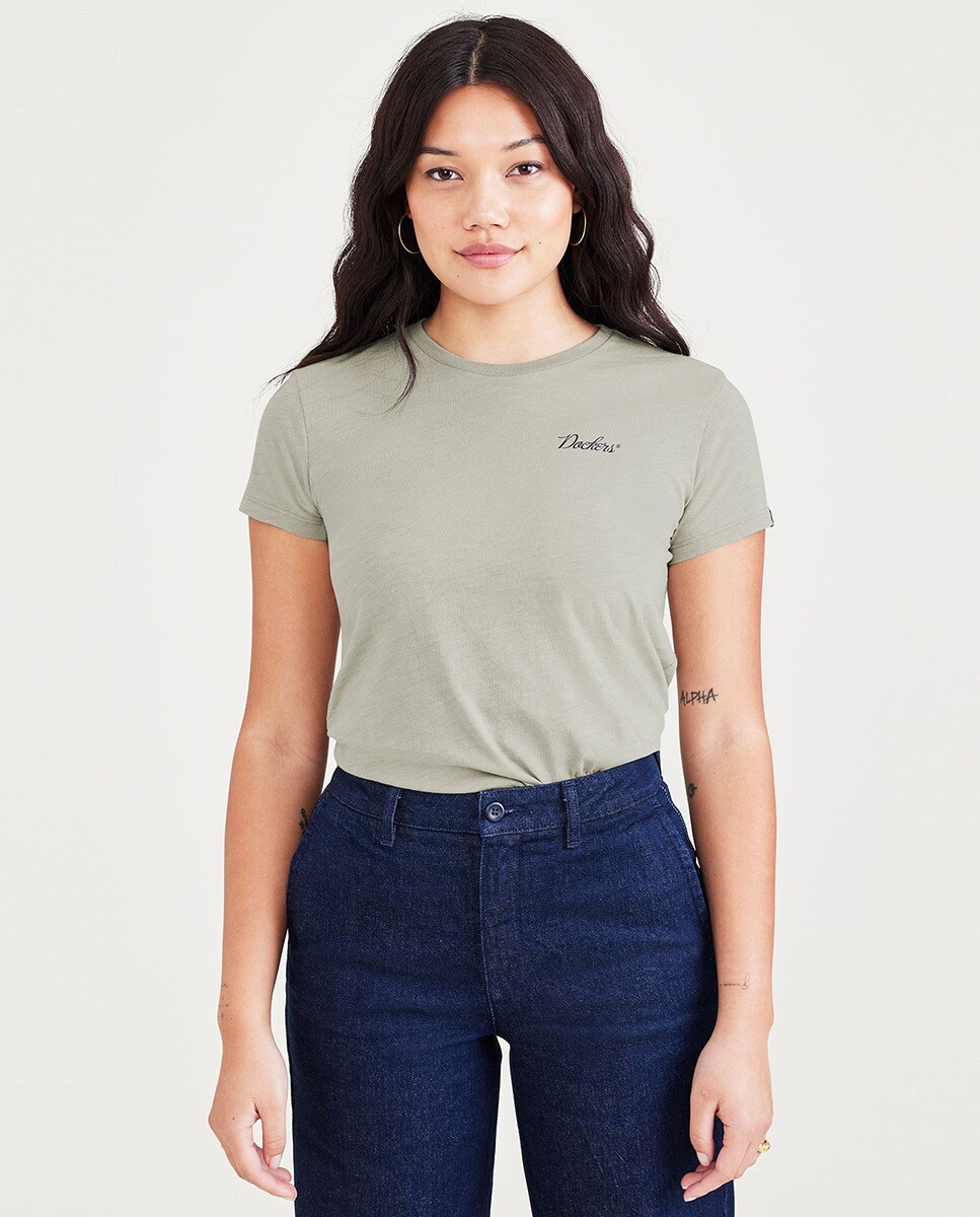 Tshirt à manches courtes et col rond