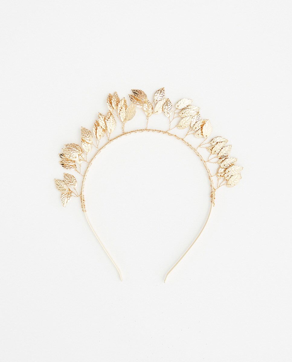 Serretête avec grandes feuilles