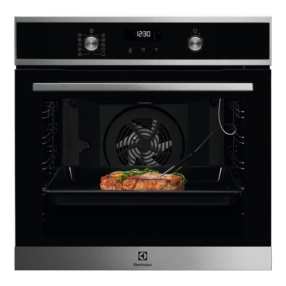 Horno multifunción Electrolux pirolítico, SenseCook con 9 funciones- EOE6P71X Inox-1