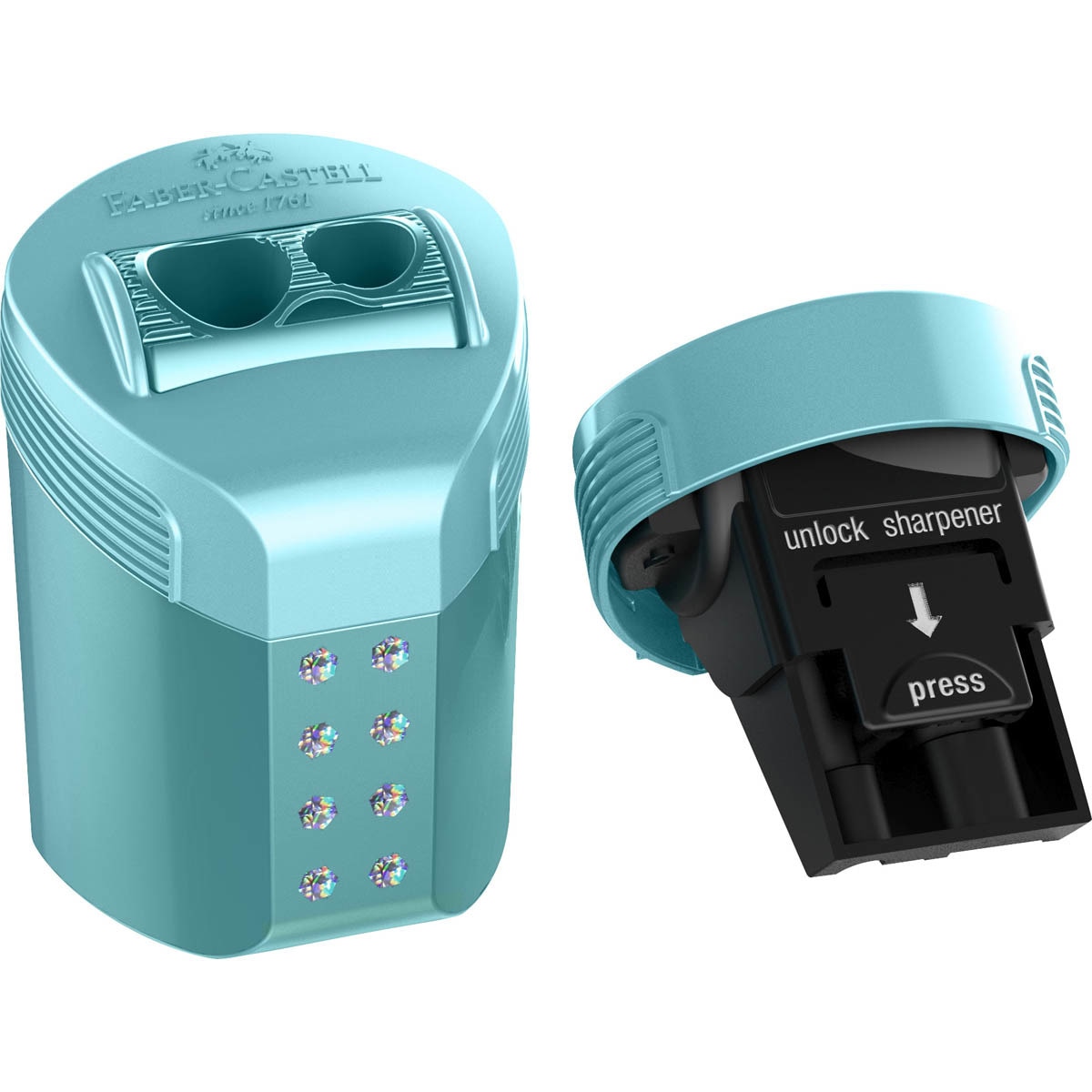 Afila lápices doble RollOn Sparkle Faber-Castell colores metálicos 6