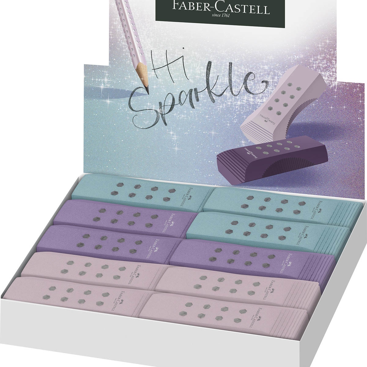 Goma RollOn Sparkle libre PVC Faber-Castell surtido Surtido-4