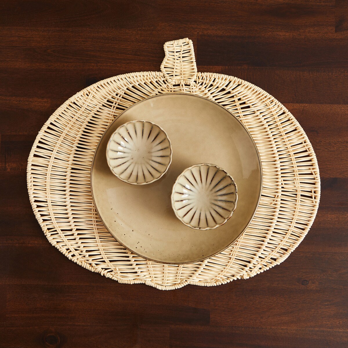 Set de table en rotin Calabaza