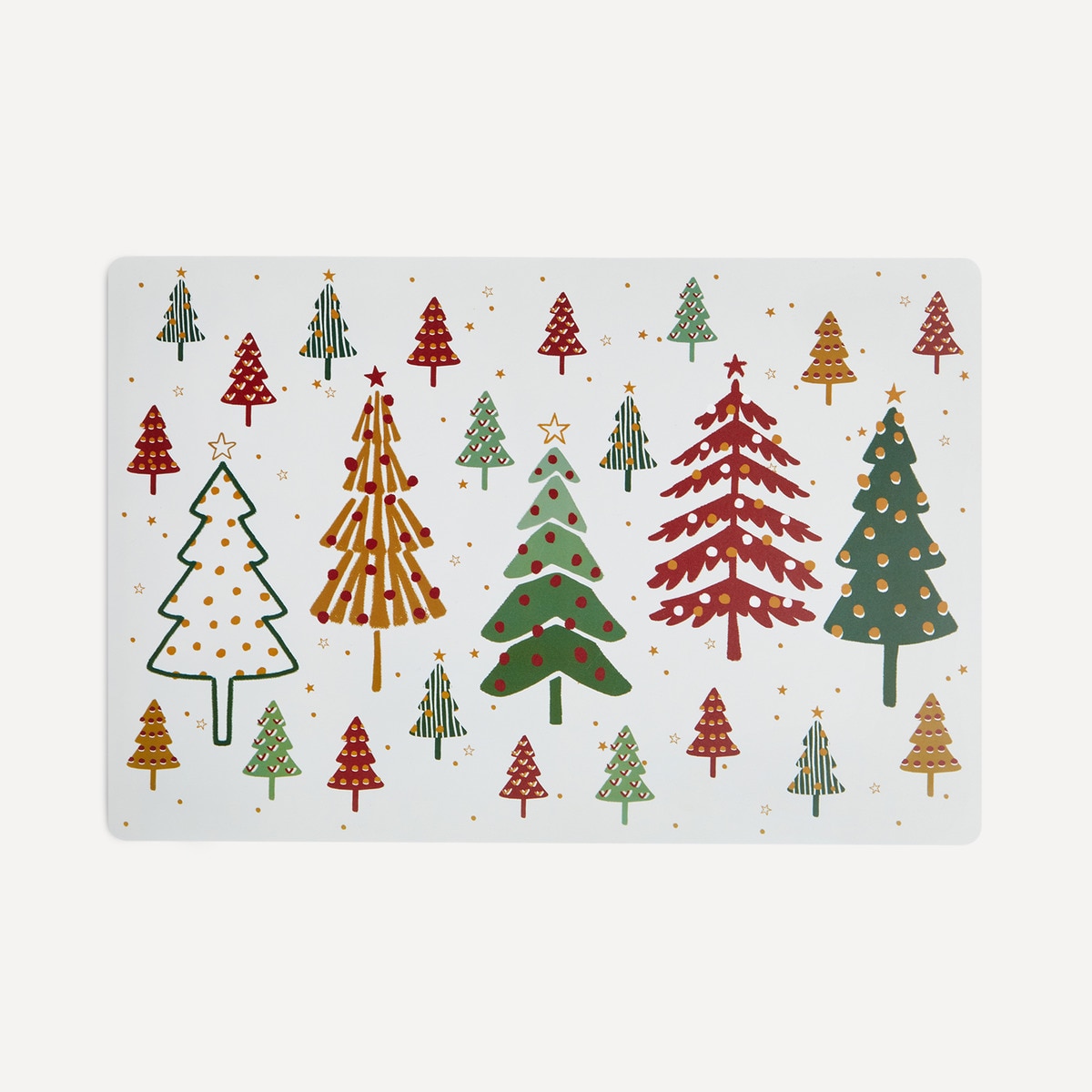 Mantel individual PVC Pinos Navidad Basics El Corte Inglés Multicolor-3