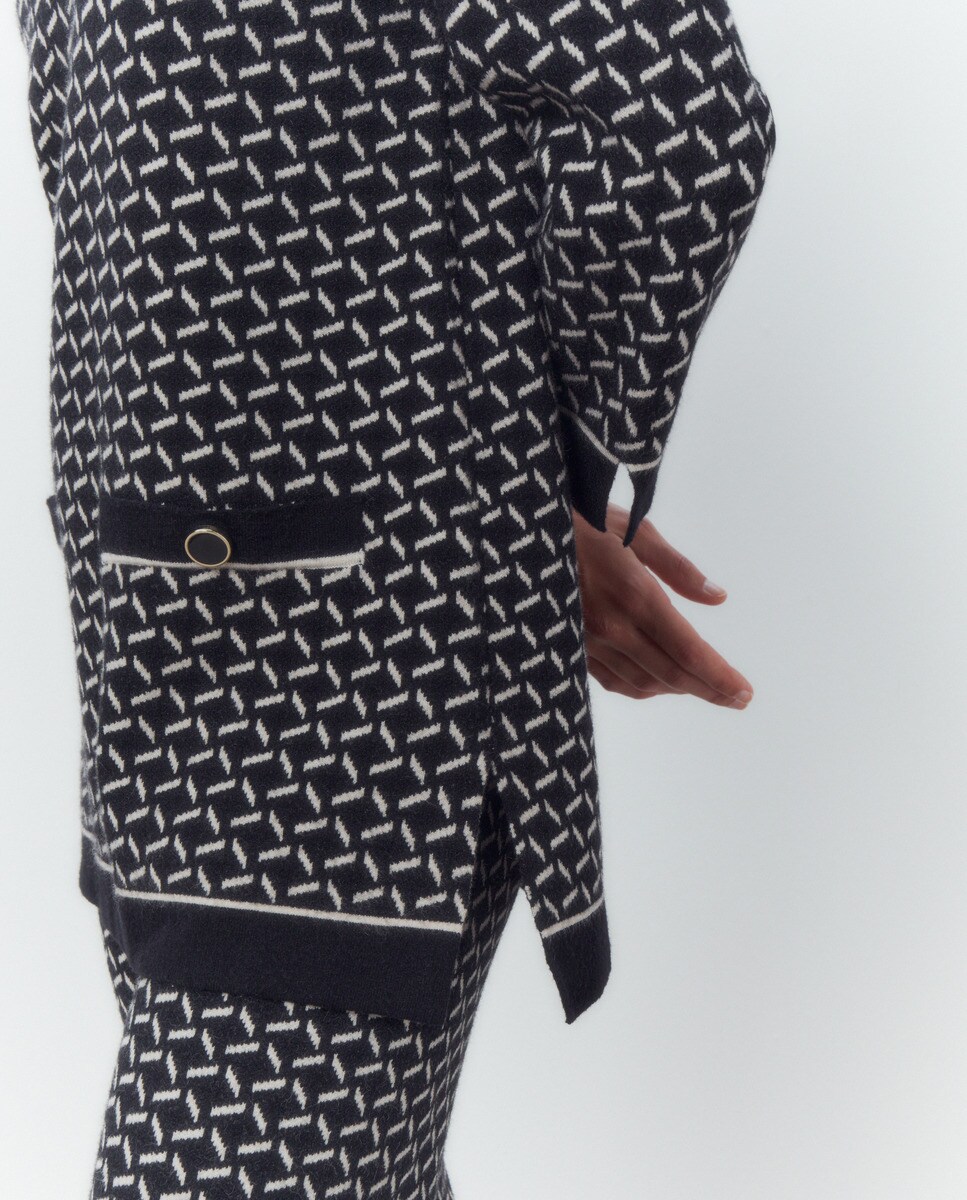 Suéter de mujer fantasía jacquard geométrico · Woman El Corte Inglés