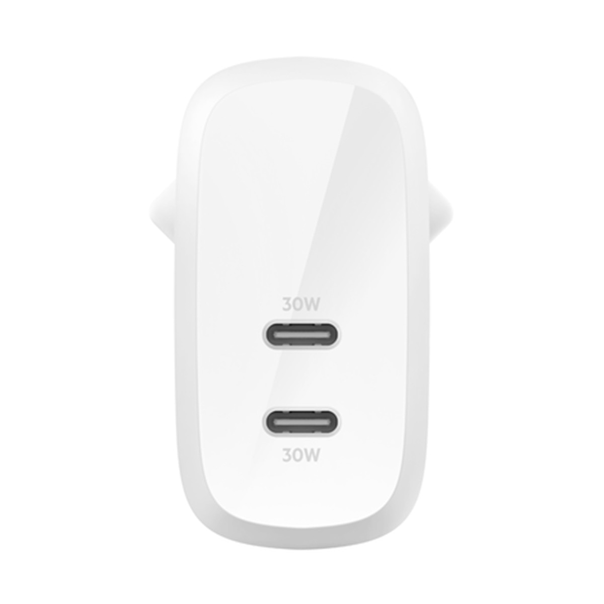 Carregador de Parede Duplo USB-C da Belkin com 60 W PPS Branco-2